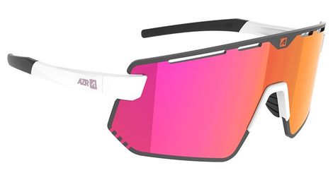 Coffret lunettes azr flash rx blanc verni/écran hydrophobe rose