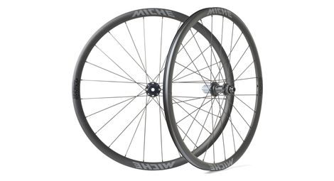 Paire de roues miche syntium dx wr tubeless 700 disc | 12x100 mm | 12x142 mm | centerlock