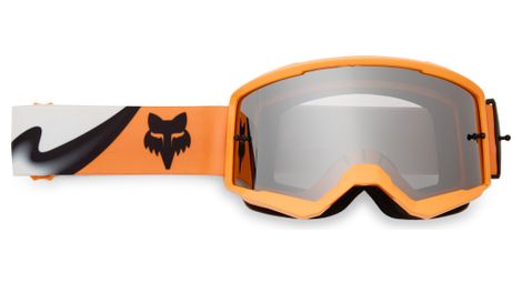 Masque VTT Fox Main Noble Orange/Blanc