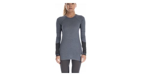 Sous maillot manches longues artilect goldhill 125 zoned crew bleu femme