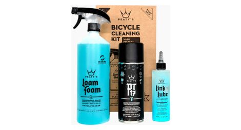 Peaty's cleaning kit : link/ loam foam /1l spray pt17/ link lube