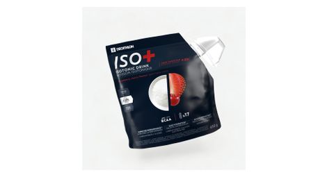 Boisson isotonique decathlon nutrition iso+ fraise/cerise 650g