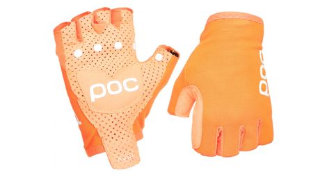 Paire de gants courts poc avip road orange zink