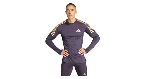 Adidas performance adizero promo long sleeve jersey black pink