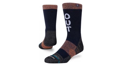 Paar stance trip out crew socks navy