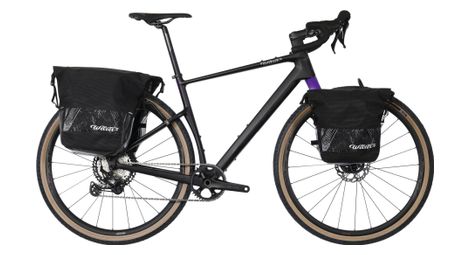 Bicicleta gravel wilier triestina adlar shimano grx 12v 700 mm negra violeta 2024 + kit bikepacking