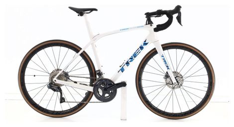 Produit reconditionné · trek domane slr carbone · blanc / vélo de route / trek | bon état