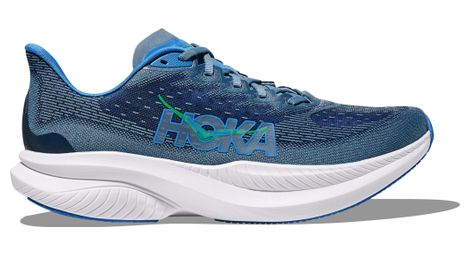 Scarpe da corsa hoka mach 6 blu/bianco uomo
