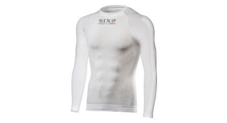 Sous-maillot manches longues sixs ts2 blanc unisexe