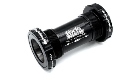 Black bearing bottom bracket italian thread 30mm axle