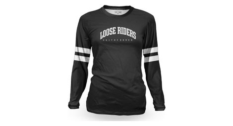 Maillot manches longues femme loose riders heritage noir