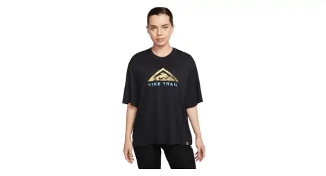 Nike dri-fit trail t-shirt damen schwarz