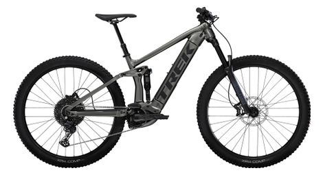 Vtt électrique tout-suspendu trek rail 5 shimano deore 12v 625 wh 29 gris mercure 2023