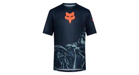 Maillot Manches Courtes Fox Ranger Image Print Junior Bleu Enfant