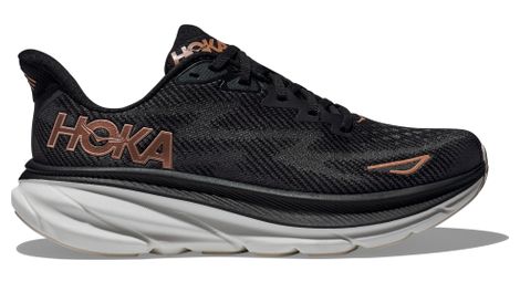 Chaussures de Running Hoka Femme Clifton 9 Noir Bronze