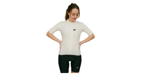 Maillot de manga corta para mujer Wilma Carmen Blanco