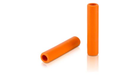 Paire de grips xlc gr s31 130 mm orange