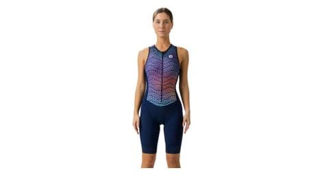 Combinaison triathlon sans manches femme alé dive bleu