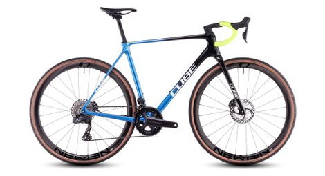 Cube cross race c:68x te bicicleta de ciclocross shimano ultegra di2/grx di2 12s 700 mm hidrógeno azul carbono negro 2025