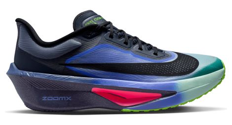 Chaussures running nike zoom fly 6 glam bleu/vert homme