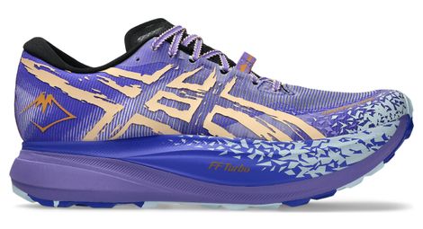 asics metafuji trail shoes purple orange unisex