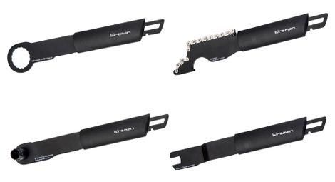 Birzman 4 cles specifiques cassette pedale roue libre gear plus noir