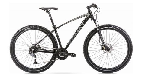 Vélo vtt cross-country 29  - romet - mustang m1 spécial - noir/gris