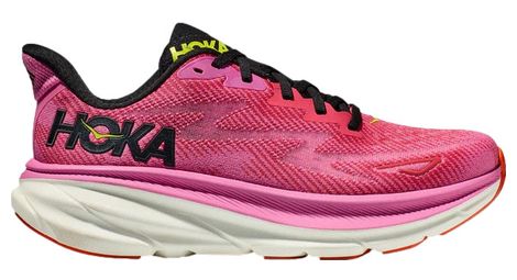Chaussures de Running Hoka Femme Clifton 9 Rose Noir