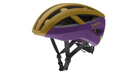 Smith network mips road/gravel helmet brown violet