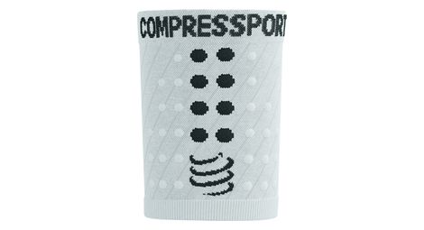 Bandeaux Poignet Compressport Racing Sweatbands Blanc (Paire)