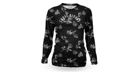 Maillot manches longues femme loose riders roses noir gris