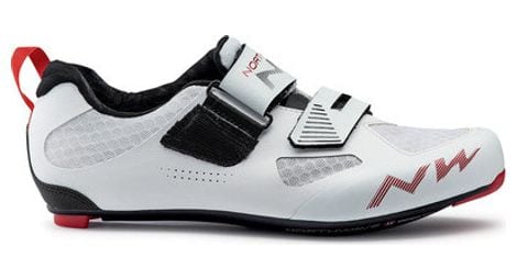 Chaussures triathlon route northwave tribute 2 carbon blanc