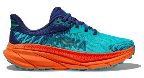 Chaussures de Trail Running Hoka Challenger 7 Bleu Orange