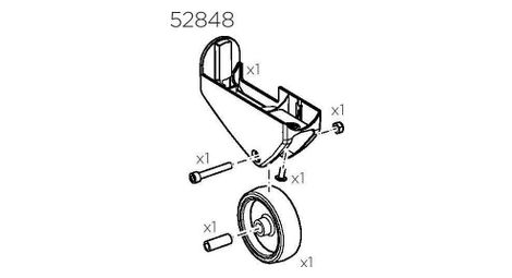 Thule 52848 kit support roue gauche pour easyfold xt - thule