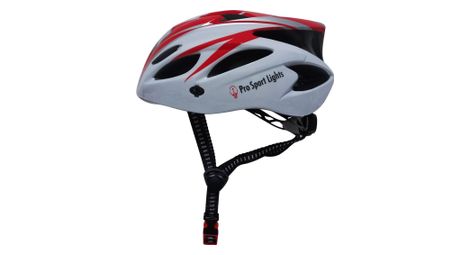 Casque de cyclisme - blanc/rouge - hommes/femmes