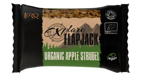 Torq explore flapjack apple energy bar (strudel) 65g