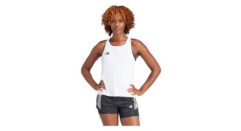 Débardeur femme adidas performance adizero blanc