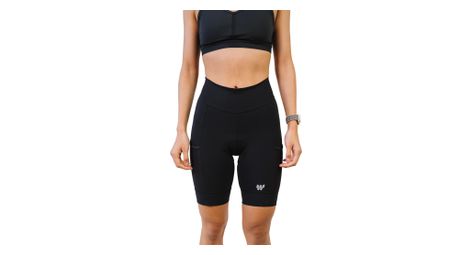 Culote corto con tirantes para mujer wilma wild 2. 0 negro