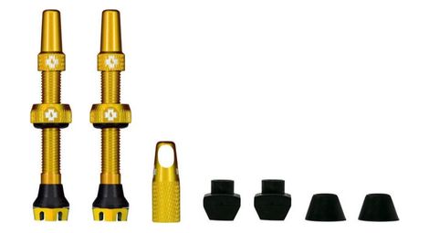 Muc-off v2 44mm gold tubeless valves