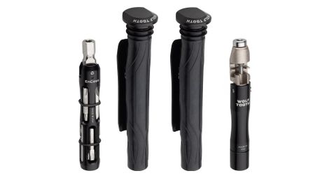 Wolf tooth encase system bar kit una herramienta múltiple integrada (16 funciones) negro