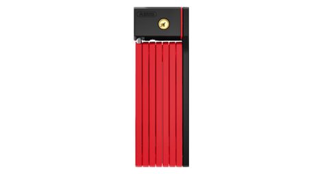 Candado plegable abus bordo ugrip 5700 / 100cm rojo + soporte sh