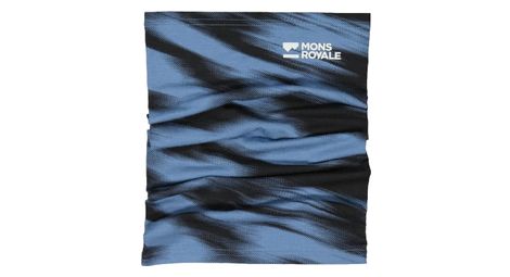 Tour de cou mons royale daily dose merino motion bleu noir