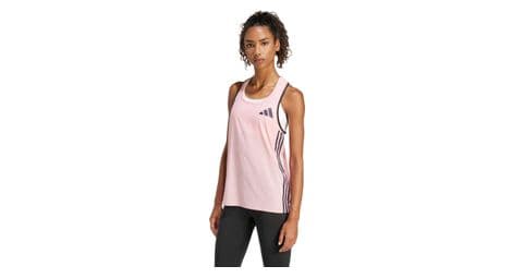 Camiseta de tirantes adidas performance adizero promomujer rosa m