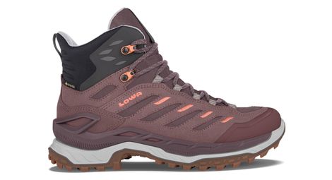 Wanderschuhe Lowa Innovo Gore-Tex Mid Bordeaux/Rosa Damen