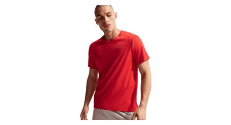 Nike miler short sleeve jersey red men s