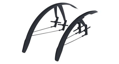 Paire de gardes-boue bbb avant et arrière discguard 28 noir