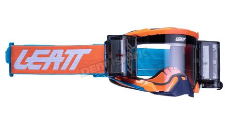 Masque leatt velocity 5 5 roll off neon orange ecran transparent 83
