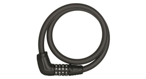 Abus serrure à câble code tresor 6412c/85 noir