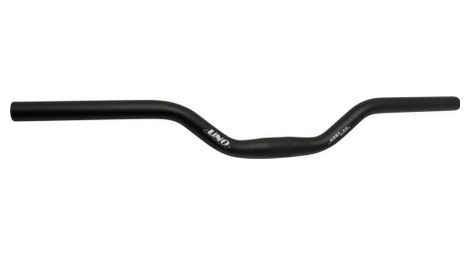 Cintre vtt 1/2 releve kalloy aluminium 6061 noir 630mm 25,4 uno