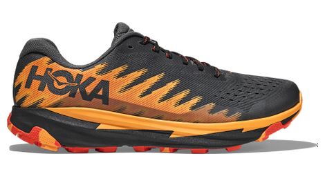 Hoka torrent 3 trail running shoes black orange 45.1/3